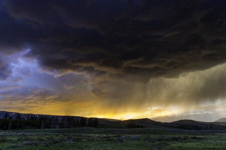 Clouds rain storm