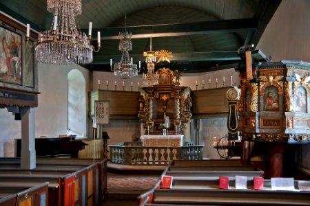Partille kyrka looking east