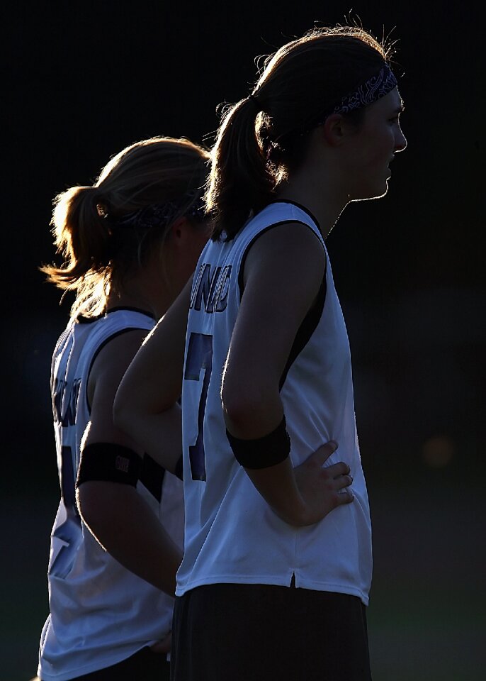Field hockey team mates young