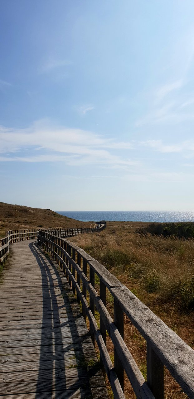 Paseo en Fisterre hacia la playa del Mar de Fora