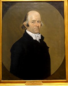 Paul Brigham by William Jennys (active 1795-1810), c. 1802, oil on canvas - Bennington Museum - Bennington, VT - DSC08758