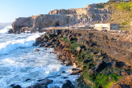 Scenic panorama golden gate national recreation photo