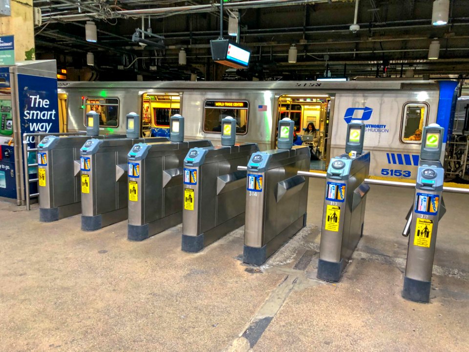 Path Train in Penn Station, Newark NJ