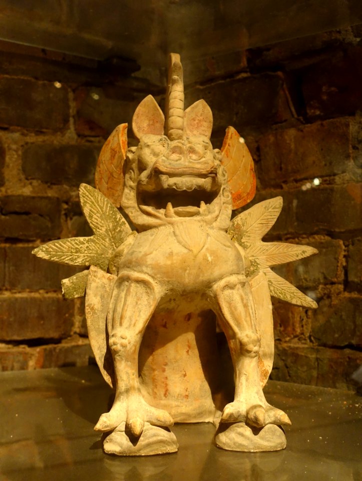 Patron saint, China, Tang dynasty, c. 600-900 AD, terracotta - Kulenovic Collection - Karlskrona, Sweden - DSC08409
