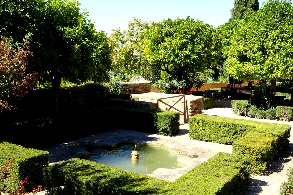 Patio del Ciprés de la Sultana (Generalife) - Alhambra, Granada, Spain - DSC07767