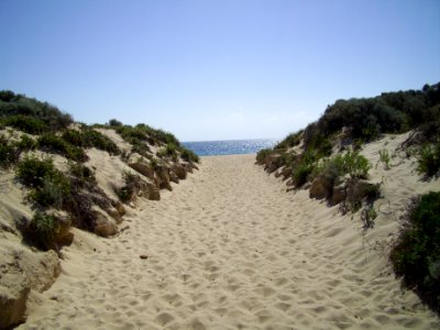 Path through dunes to Preston Beach 1 (E37@WTW2013)