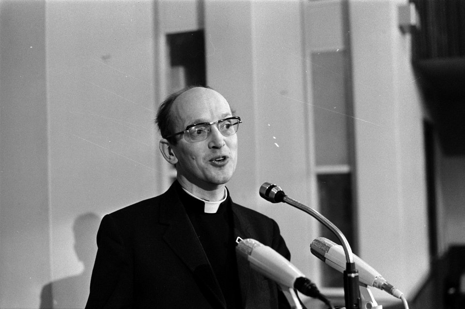 Pastoraal Concilie in Noordwijkerhout. Mgr. J. B. Moller , bisschop van Groninge, Bestanddeelnr 923-1287