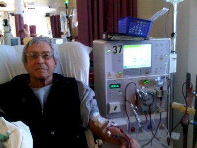 Patient receiving dialysis 02