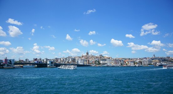 Landscape blue marine