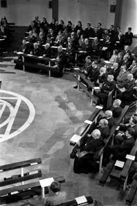 Pastoraal Concillie in Noordwijkerhout. Kardinaal Alfrink opende zitting, Bestanddeelnr 920-9619