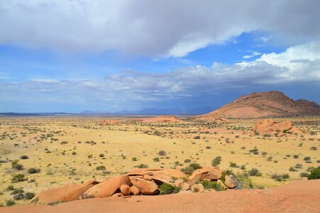 Nature landscape dry photo