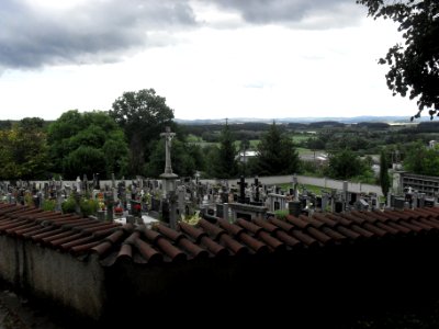 Pačejov - hrobiště u kostela