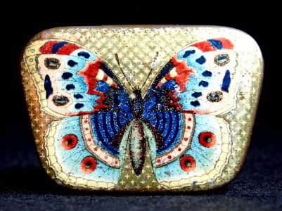 Pastille blikje met afbeelding van Vlinder, foto5