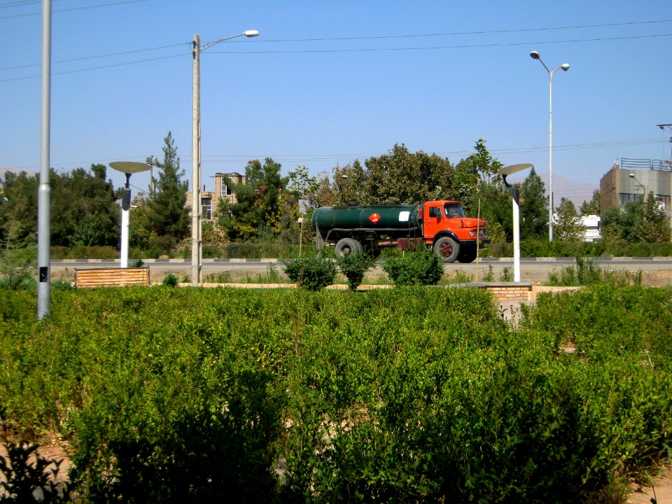 Passing trucks - Road 44 east of Iran - near Simorgh Culture house - Nishapur 4