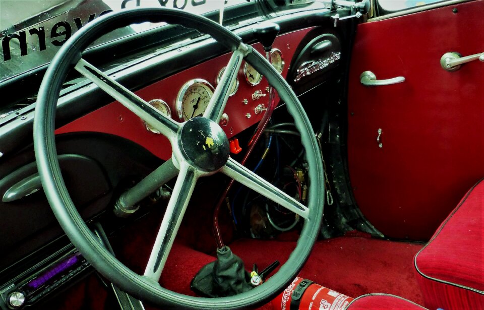 Dashboard oldtimer interior