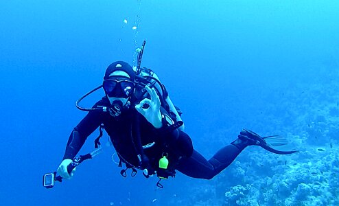 Water underwater world scuba diving photo