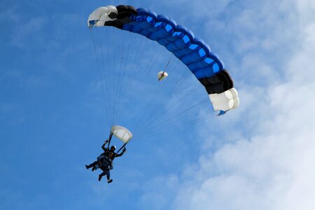 Jumping parachute risky