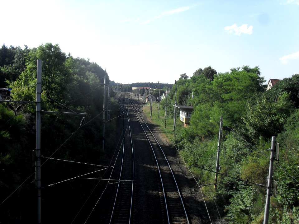 Pačejov nádraží - koleje