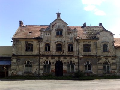 Pačejov nádraží - ruina restaurace B