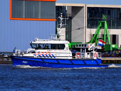 P97 Politie patrouille boot, Noordzeekanaal, pic3