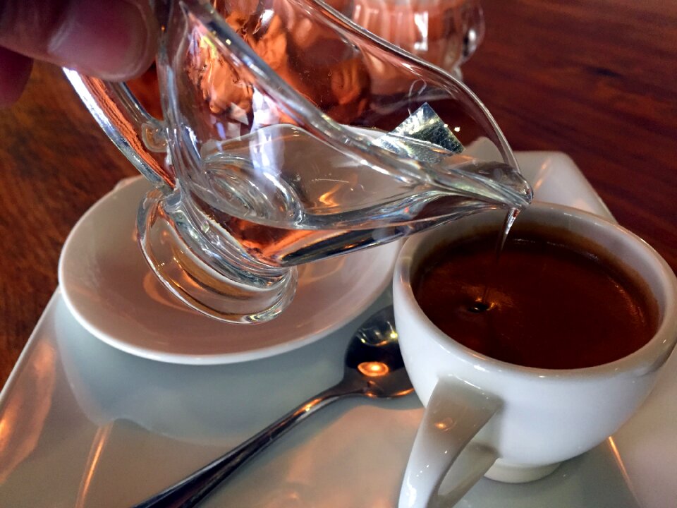 Coffee espresso water
