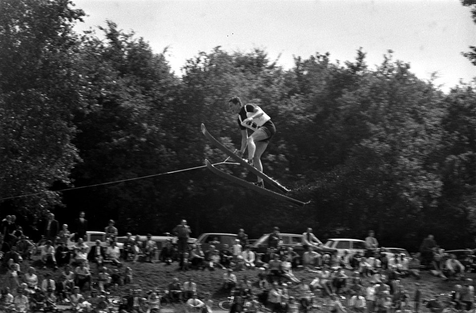 P. Braskamp (Nationaal kampioen 1968) in actie, Bestanddeelnr 922-6468