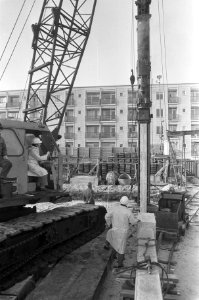 Overzicht van het bouwterrein, Bestanddeelnr 926-8786