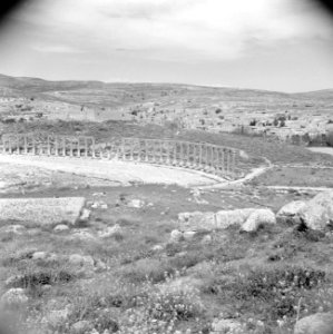 Overzicht van het forum in Jerash, Bestanddeelnr 255-5702