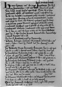 Page from the Domesday book manuscripts (1294725)