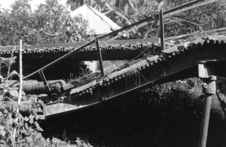Padang-sector de vernielde kampong bij Doerian, Bestanddeelnr 4609