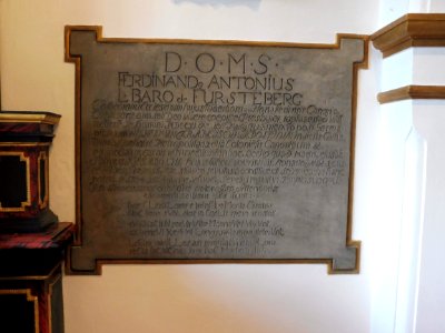Paderborn - Dom - Engelkapelle, Inschrift