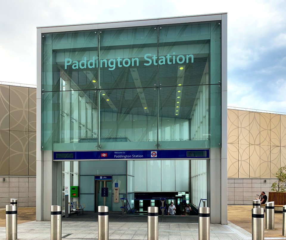 Paddington Bishop's Street station entrance front photo