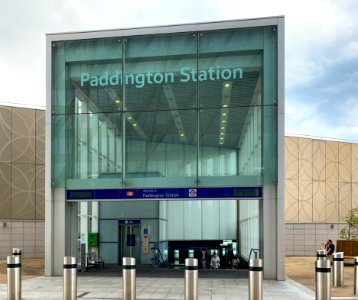 Paddington Bishop's Street station entrance front photo