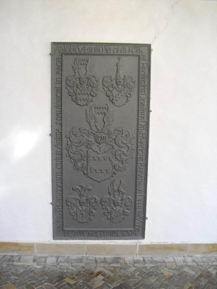 Paderborn - Dom - Grabplatte Friedrich Raban von der Lippe