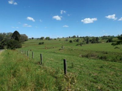 Paddocks along Kents Pocket Road at Templin Queensland photo