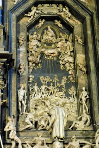 Paderborn - Dom - Fürstenberg Grabmal - Vision des Ezechiel