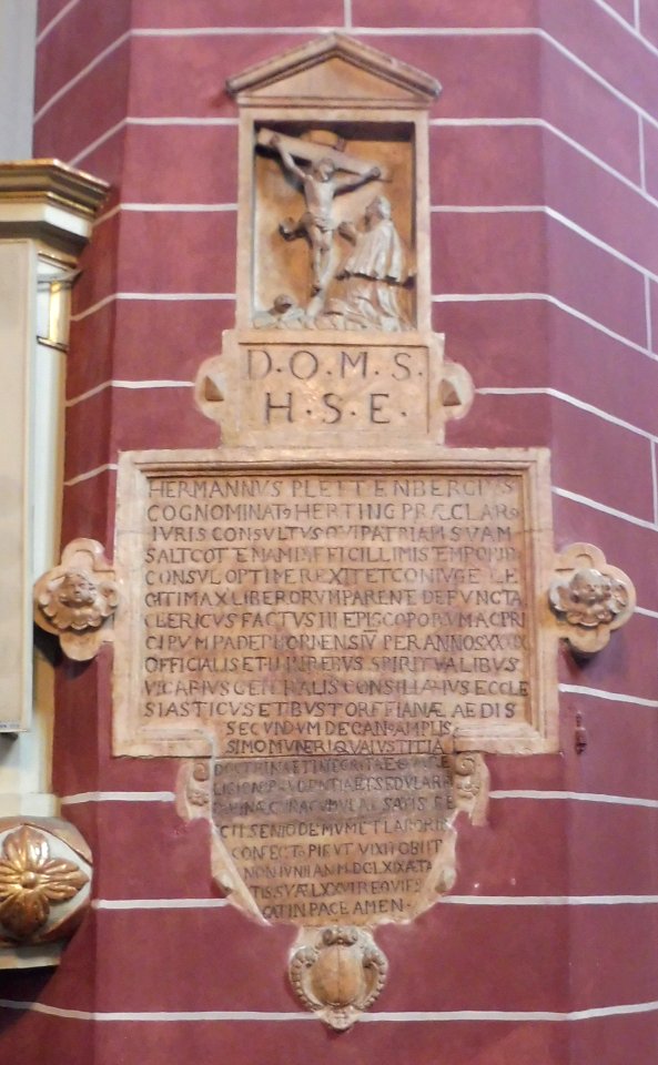 Paderborn - Busdorfkirche - Epitaph Hermann Plettenberg