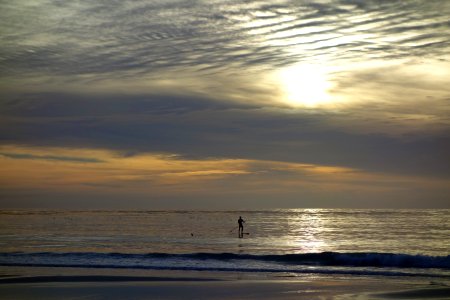 Paddle surfer - Carmel Beach, California - DSC07166