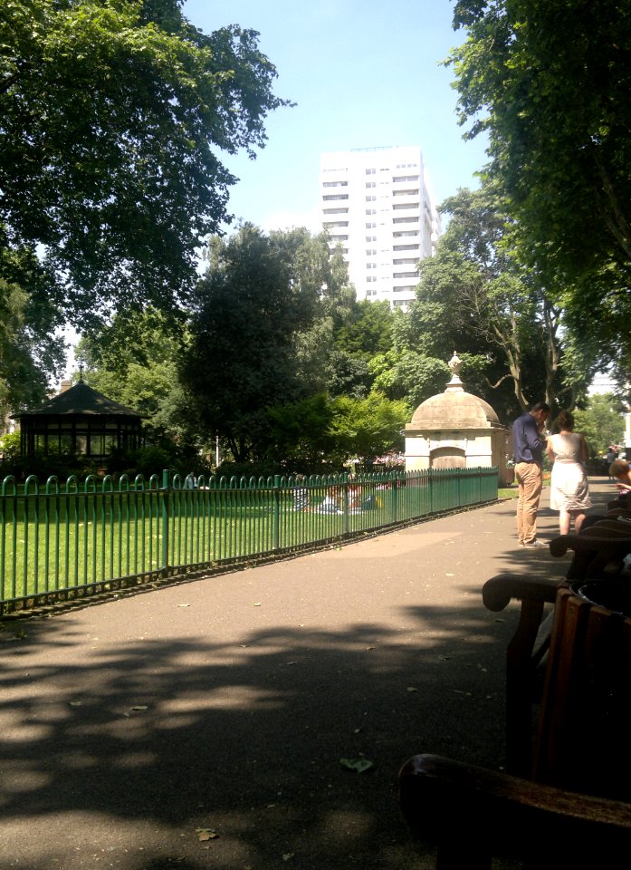 Paddington Street Gardens view north 7 June 2013