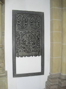 Paderborn - Dom - Grabplatte Arnold von Horst