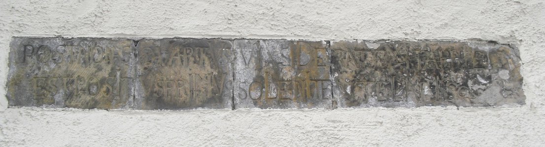 Paderborn - Collegium Liborianum - Spolie nördliche Mauer