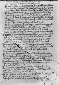 Page from the Domesday book manuscripts (1294390)