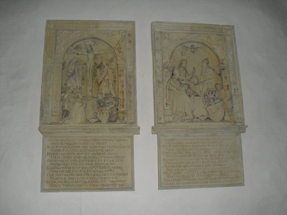 Paderborn - Dom - Epitaphe Hugo Budde, Volbert von Brencken