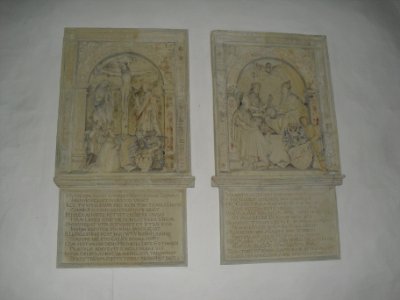 Paderborn - Dom - Epitaphe Hugo Budde, Volbert von Brencken