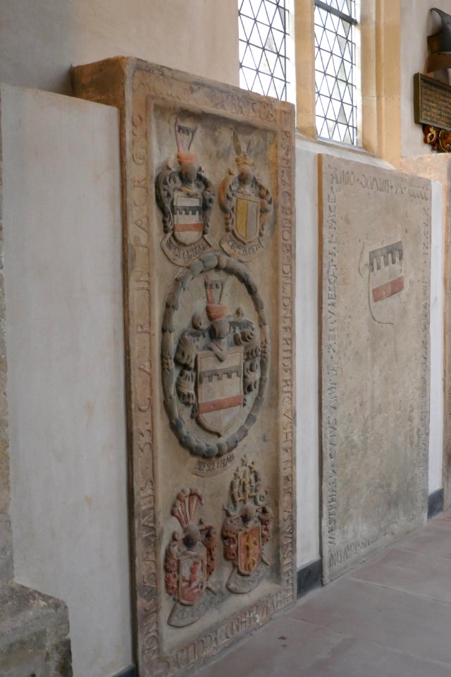 Paderborn - Dom - Westphalenkapelle - Grabplatte Friedrich Heinrich von Westphalen
