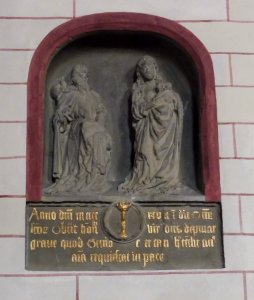 Paderborn - Busdorfkirche - Epitaph Depmar Grave