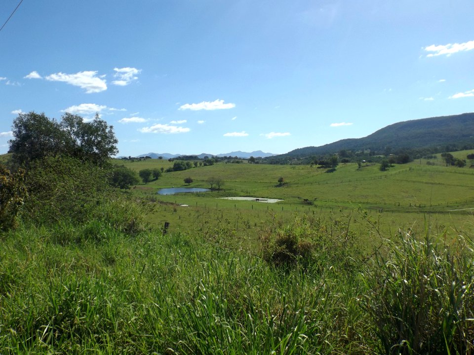 Paddocks along Frank Road at Mount French Queensland