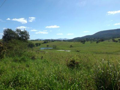 Paddocks along Frank Road at Mount French Queensland photo