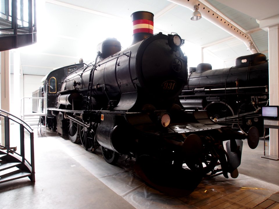 P 931 steam locomotive, pic1