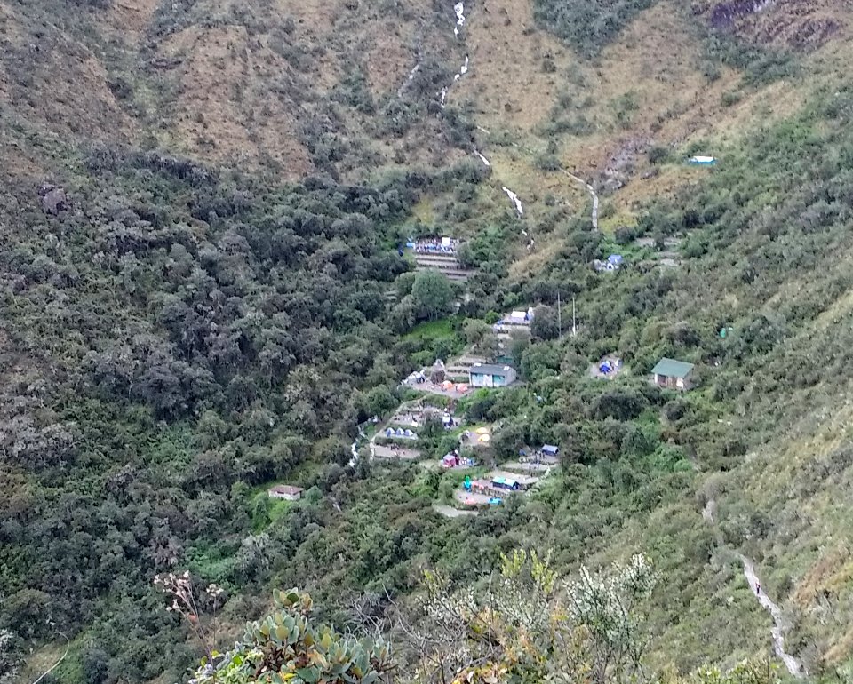 Pacaymayu campsite on the Inca Trail